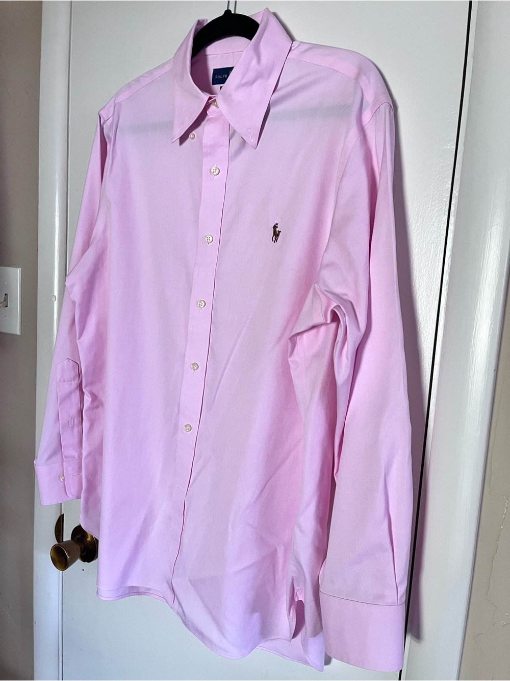 Ralph Lauren Light Pink Long-Sleeve Dress Shirt